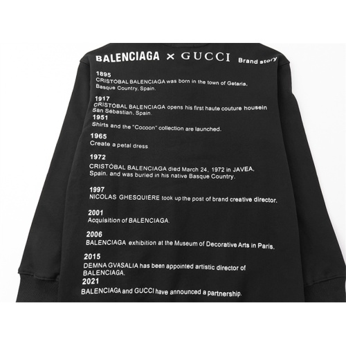 Replica Balenciaga Hoodies Long Sleeved For Men #1043190 $45.00 USD for Wholesale