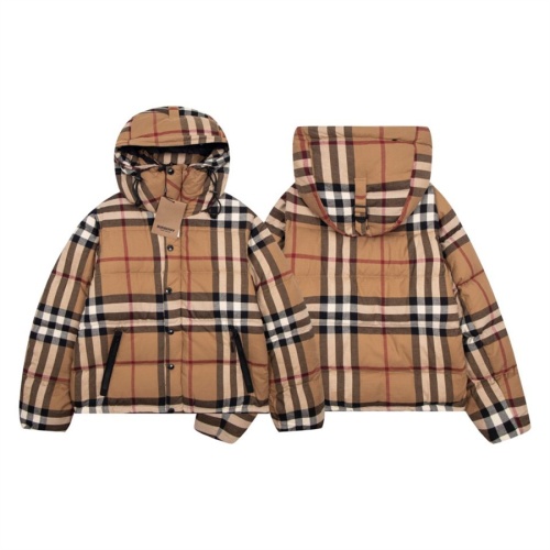 Replica Burberry Down Feather Coat Long Sleeved For Unisex #1043209 $235.00 USD for Wholesale