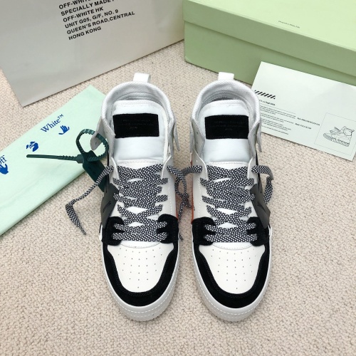 Replica Off-White High Tops Shoes For Men #1043426 $118.00 USD for Wholesale