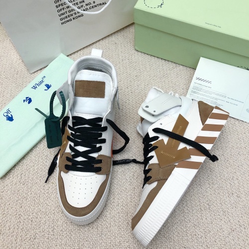 Replica Off-White High Tops Shoes For Men #1043429 $118.00 USD for Wholesale