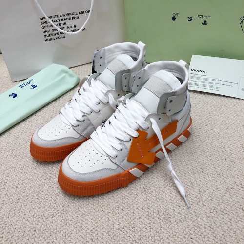 Replica Off-White High Tops Shoes For Women #1043430 $118.00 USD for Wholesale