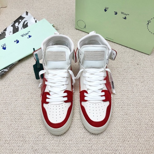Replica Off-White High Tops Shoes For Women #1043432 $118.00 USD for Wholesale