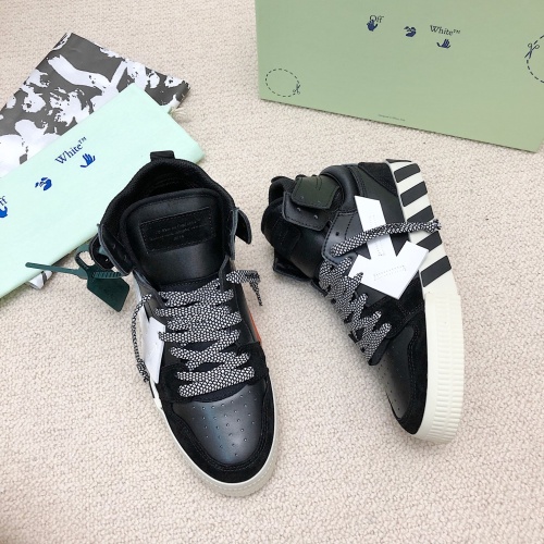 Replica Off-White High Tops Shoes For Women #1043434 $118.00 USD for Wholesale
