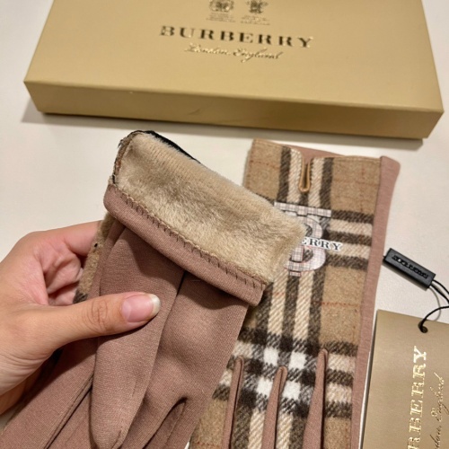 Replica Burberry Gloves #1044844 $40.00 USD for Wholesale