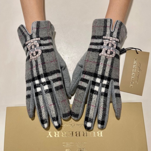 Replica Burberry Gloves #1044845 $40.00 USD for Wholesale