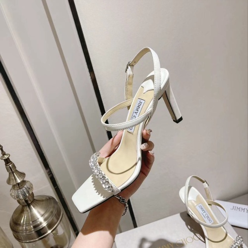 Replica Jimmy Choo Sandals For Women #1045299 $102.00 USD for Wholesale
