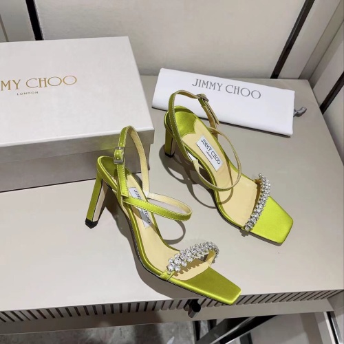 Replica Jimmy Choo Sandals For Women #1045302 $102.00 USD for Wholesale