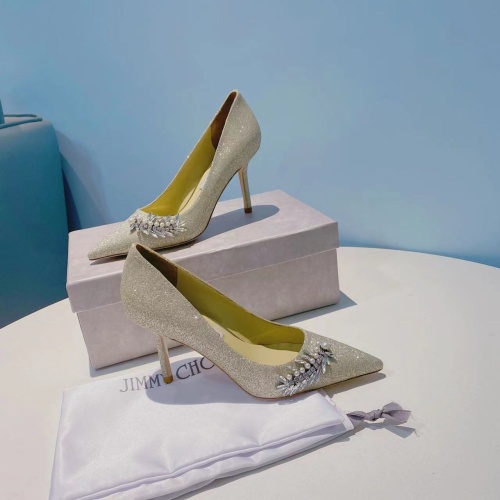 Replica Jimmy Choo High-Heeled Shoes For Women #1045315 $102.00 USD for Wholesale