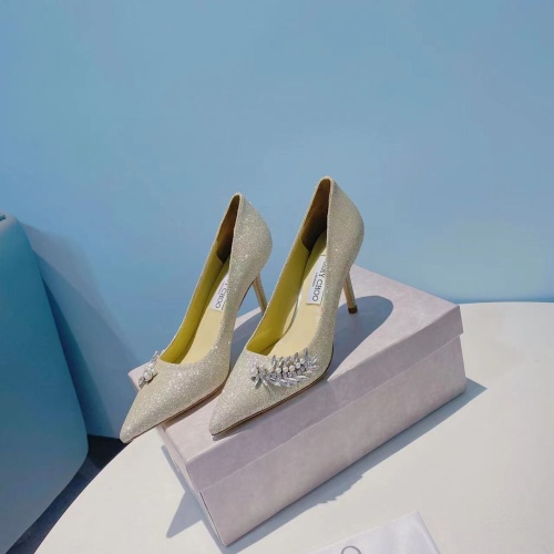Replica Jimmy Choo High-Heeled Shoes For Women #1045315 $102.00 USD for Wholesale