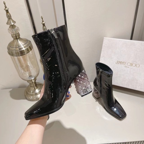 Replica Jimmy Choo Boots For Women #1045324 $125.00 USD for Wholesale