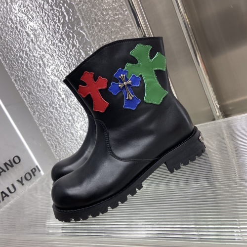 Replica Chrome Hearts Boots For Women #1045412, $132.00 USD, [ITEM#1045412], Replica Chrome Hearts Boots outlet from China
