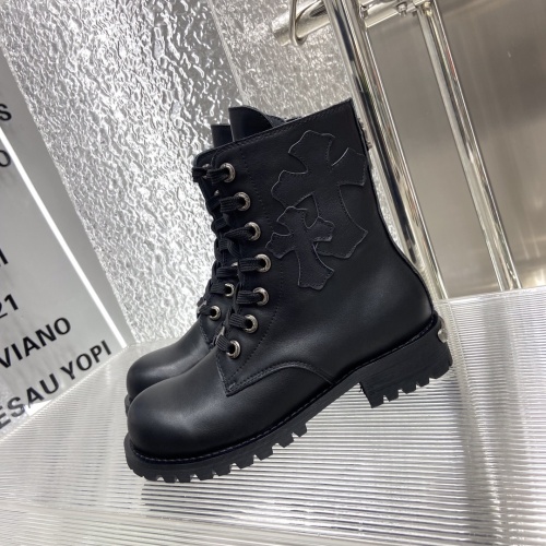 Replica Chrome Hearts Boots For Women #1045413, $135.00 USD, [ITEM#1045413], Replica Chrome Hearts Boots outlet from China