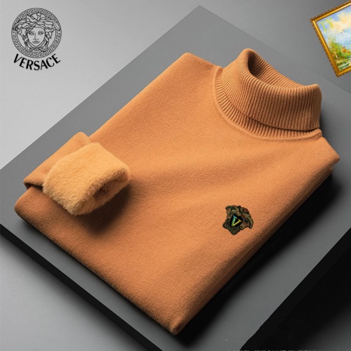 Replica Versace Sweaters Long Sleeved For Men #1045715, $48.00 USD, [ITEM#1045715], Replica Versace Sweaters outlet from China