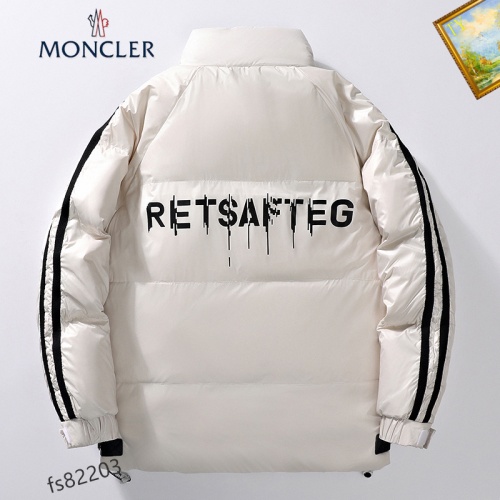 Replica Moncler Down Feather Coat Long Sleeved For Men #1045740 $82.00 USD for Wholesale