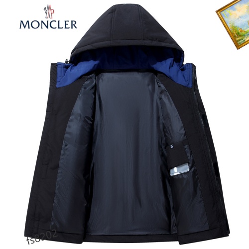 Replica Moncler Down Feather Coat Long Sleeved For Men #1045775 $82.00 USD for Wholesale
