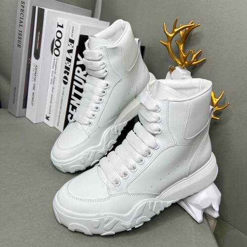 Replica Alexander McQueen High Tops Shoes For Women #1046213 $122.00 USD for Wholesale
