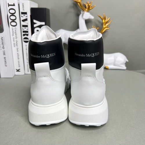 Replica Alexander McQueen High Tops Shoes For Women #1046215 $122.00 USD for Wholesale