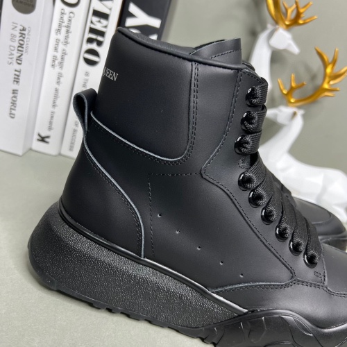 Replica Alexander McQueen High Tops Shoes For Men #1046216 $122.00 USD for Wholesale