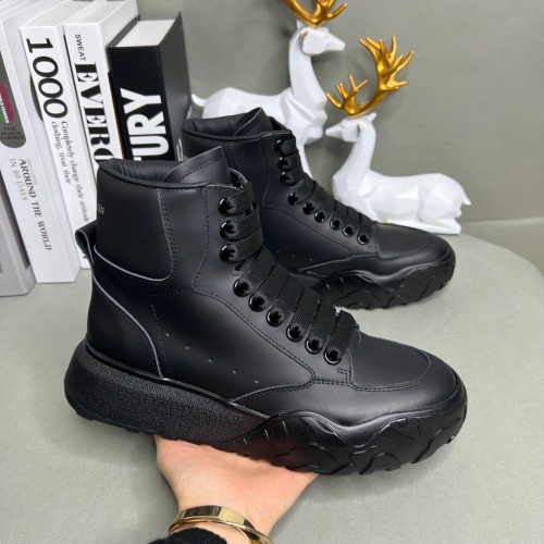 Replica Alexander McQueen High Tops Shoes For Women #1046217 $122.00 USD for Wholesale