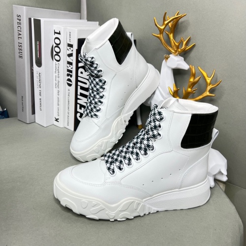 Replica Alexander McQueen High Tops Shoes For Men #1046220, $122.00 USD, [ITEM#1046220], Replica Alexander McQueen High Tops Shoes outlet from China
