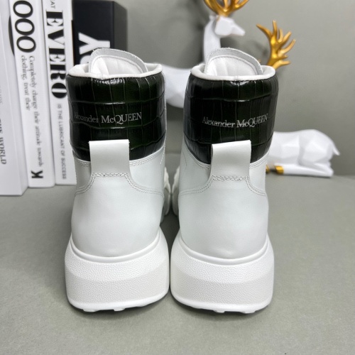Replica Alexander McQueen High Tops Shoes For Men #1046220 $122.00 USD for Wholesale