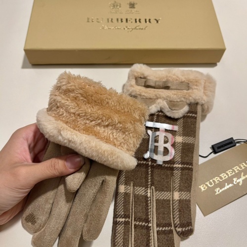 Replica Burberry Gloves For Women #1046999 $40.00 USD for Wholesale