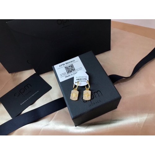 Replica Apm Monaco Earrings For Women #1047122 $38.00 USD for Wholesale