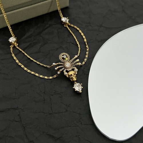 Replica Alexander McQueen Necklace For Women #1047156 $42.00 USD for Wholesale