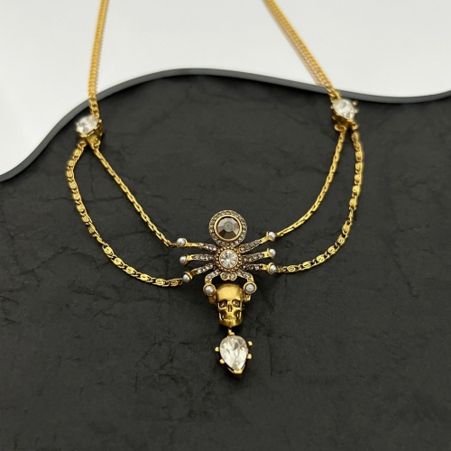 Replica Alexander McQueen Necklace For Women #1047156 $42.00 USD for Wholesale