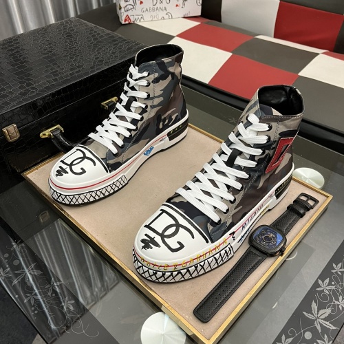 Replica D&amp;G High Top Shoes For Men #1048476, $88.00 USD, [ITEM#1048476], Replica Dolce &amp; Gabbana D&amp;G High Top Shoes outlet from China