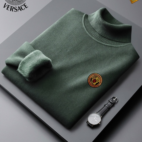 Replica Versace Sweaters Long Sleeved For Men #1048814, $48.00 USD, [ITEM#1048814], Replica Versace Sweaters outlet from China