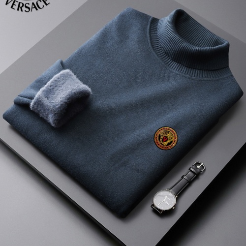 Replica Versace Sweaters Long Sleeved For Men #1048815, $48.00 USD, [ITEM#1048815], Replica Versace Sweaters outlet from China