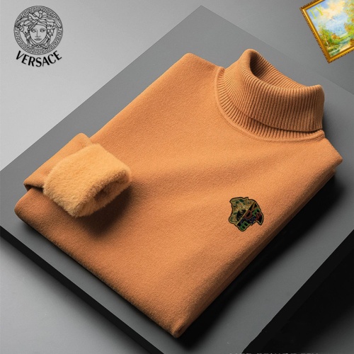 Replica Versace Sweaters Long Sleeved For Men #1048825, $48.00 USD, [ITEM#1048825], Replica Versace Sweaters outlet from China