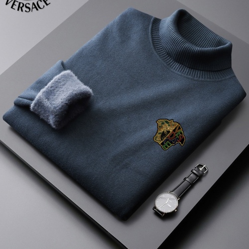 Replica Versace Sweaters Long Sleeved For Men #1048827, $48.00 USD, [ITEM#1048827], Replica Versace Sweaters outlet from China