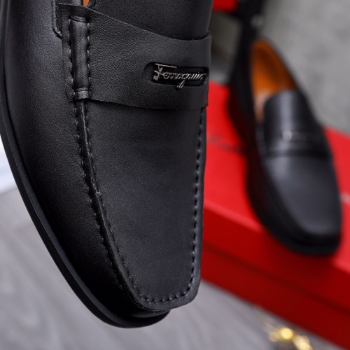 Replica Salvatore Ferragamo Leather Shoes For Men #1049278 $76.00 USD for Wholesale