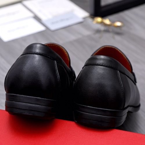 Replica Salvatore Ferragamo Leather Shoes For Men #1049278 $76.00 USD for Wholesale