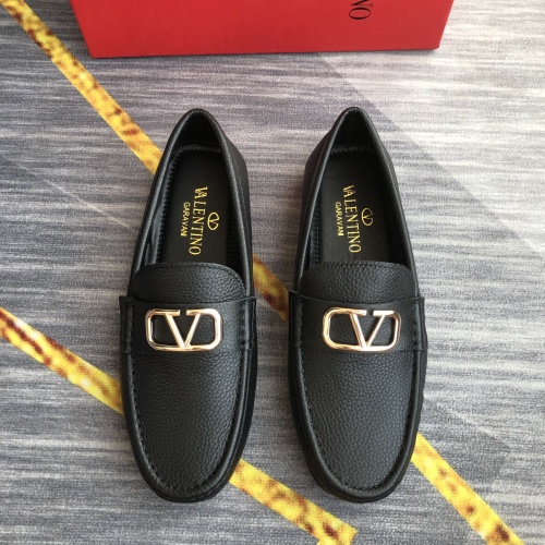 Replica Valentino Leather Shoes For Men #1049579, $98.00 USD, [ITEM#1049579], Replica Valentino Leather Shoes outlet from China
