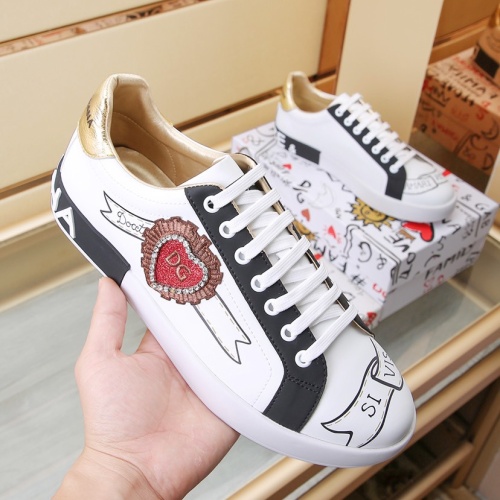 Replica Dolce & Gabbana D&G Casual Shoes For Men #1049653 $85.00 USD for Wholesale