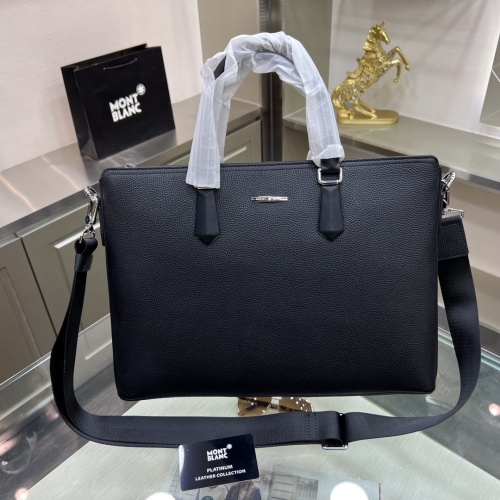 Replica Mont Blanc AAA Man Handbags #1049695 $155.00 USD for Wholesale