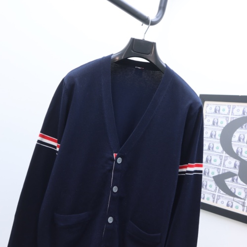 Replica Thom Browne TB Sweaters Long Sleeved For Unisex #1049930 $68.00 USD for Wholesale