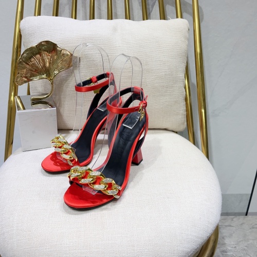 Replica Versace Sandal For Women #1050022, $118.00 USD, [ITEM#1050022], Replica Versace Sandal outlet from China