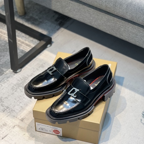Replica Christian Louboutin Leather Shoes For Men #1050099, $118.00 USD, [ITEM#1050099], Replica Christian Louboutin Leather Shoes outlet from China