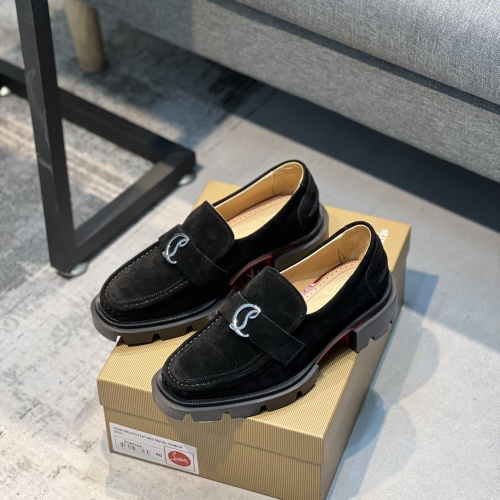 Replica Christian Louboutin Leather Shoes For Men #1050104, $118.00 USD, [ITEM#1050104], Replica Christian Louboutin Leather Shoes outlet from China