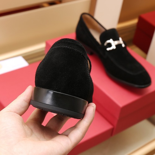 Replica Salvatore Ferragamo Leather Shoes For Men #1050151 $125.00 USD for Wholesale