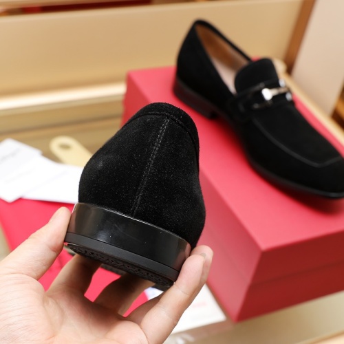 Replica Salvatore Ferragamo Leather Shoes For Men #1050154 $125.00 USD for Wholesale