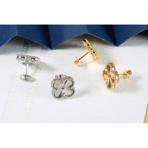 Replica Van Cleef & Arpels Earrings For Women #1050254 $29.00 USD for Wholesale