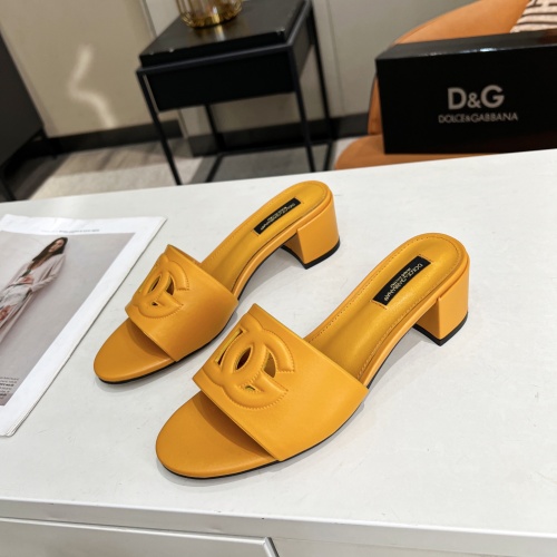 Replica Dolce &amp; Gabbana D&amp;G Slippers For Women #1051152, $85.00 USD, [ITEM#1051152], Replica Dolce &amp; Gabbana D&amp;G Slippers outlet from China