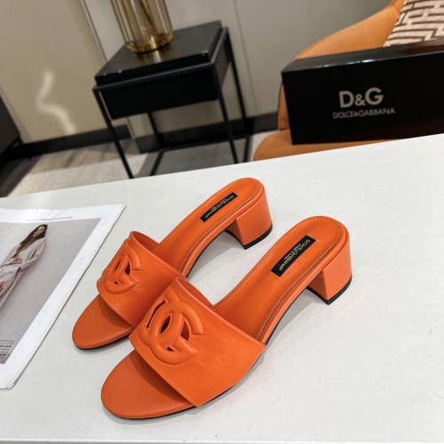 Replica Dolce &amp; Gabbana D&amp;G Slippers For Women #1051154, $85.00 USD, [ITEM#1051154], Replica Dolce &amp; Gabbana D&amp;G Slippers outlet from China
