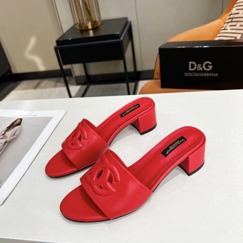 Replica Dolce &amp; Gabbana D&amp;G Slippers For Women #1051155, $85.00 USD, [ITEM#1051155], Replica Dolce &amp; Gabbana D&amp;G Slippers outlet from China