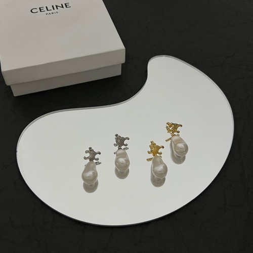 Replica Celine Earrings For Women #1051387 $32.00 USD for Wholesale